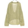 TODAYFUL Long Sleeve V-neck, Linen Blend Cotton Knit F Beige Women Used