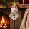 Decorative Party Favors Christmas Snowman Hanging Ornament 2D Acrylic Lightweight Pendant Fade Xmas Tree Decor Resistant Piece for Holiday