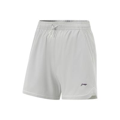 Fitness Series Letter Casual Minimalist Color Block Striped Sports Shorts Women Shorts Light-Gray AKSV122-4