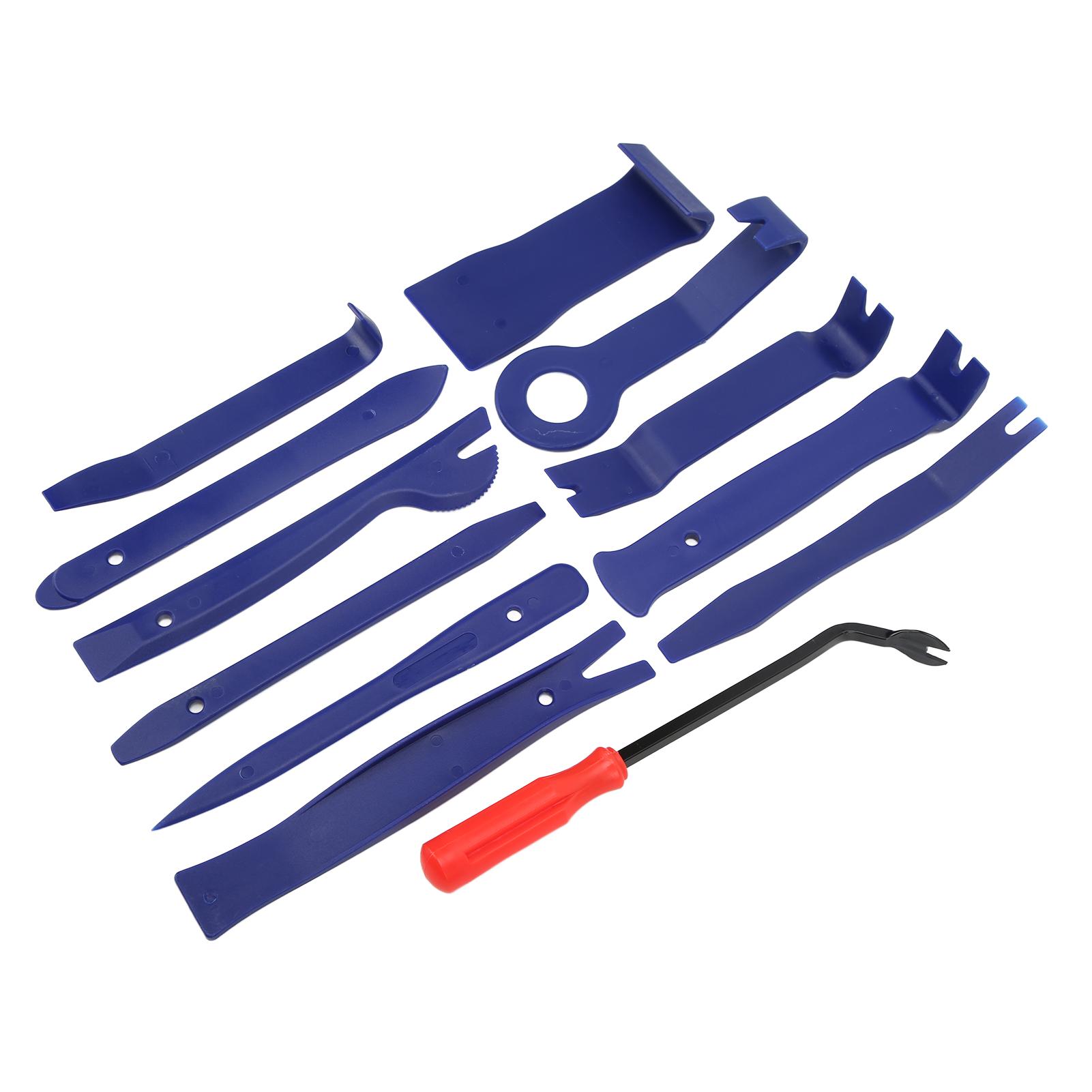 

12pcs set Car Auto Trim Removal Tool Kit Scratch Resistance with 6in Red Fastener Remover Oxford Bag