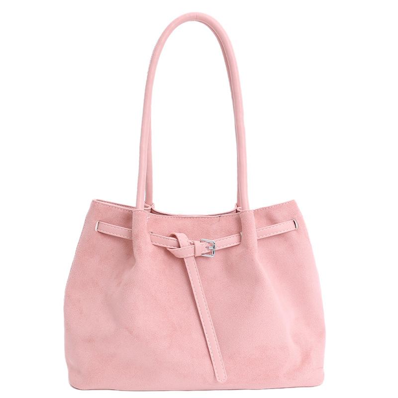 New retro tote bag New large-capacity handbag Women's commuter simple shoulder bag