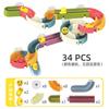 Toys Toys Baby Bath DIY Assembly Slide Track Ball Slide Bathroom Water Play Playset Interactive Bathtub Shower Safe Non-Toxic Water
