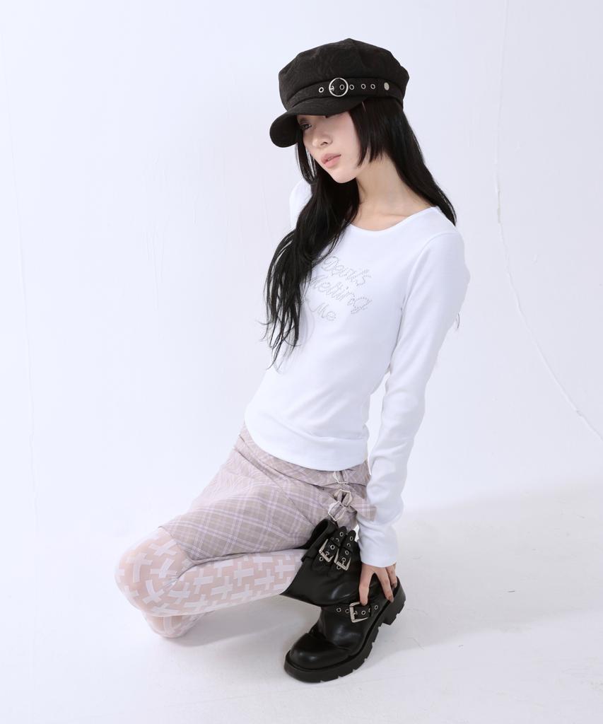 Leoninghai Hotfix Lettering L/S Tee [White]