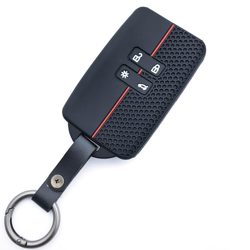 New 3 Button Car Remote Silicone Key Cover Fob Case For Renault Captur Koleos Kadjar Arkana Megane Dacia Duster Sandero Stepway