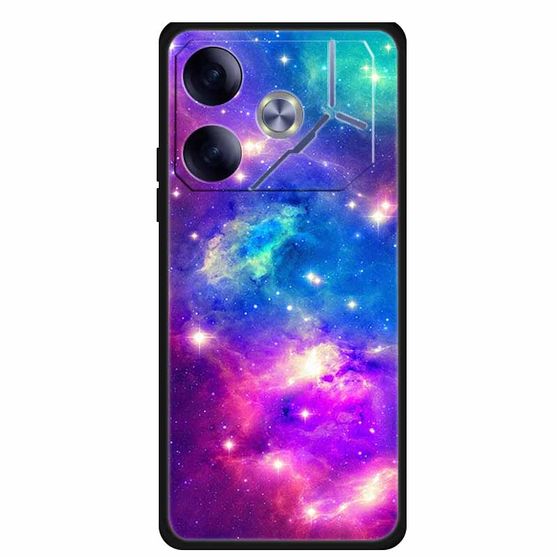Phone Case For Tecno Pova 6 Back Cover Case Shockproof Black Silicone Soft Funda For Tecno Pova 6 Case Pova6 6.78" Capas Coque
