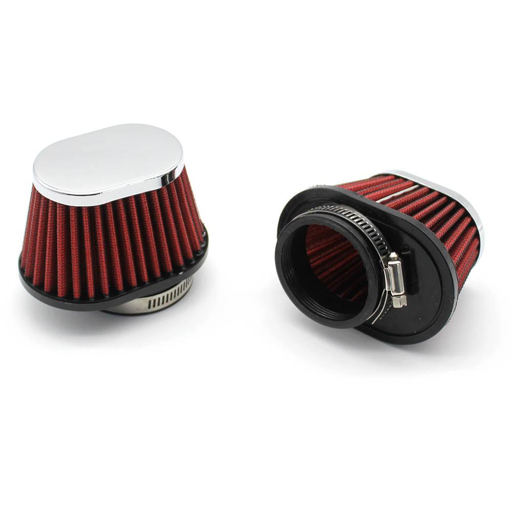 R-EP Motorcycle Air Filter 60mm 55mm 51mm Universal for Motor Car Minibike Cold Air Intake High Flow Cone Filter UN073