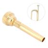 Trumpet Mouthpiece Gold Fashionable Look Beginner Musical Instrument Accessories 17C