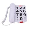 Large Button Phones One Touch Dialing Adjustable Ringing Tone and Handset Volume Large Key Wired Telephone with Photo Memory Corded Phone