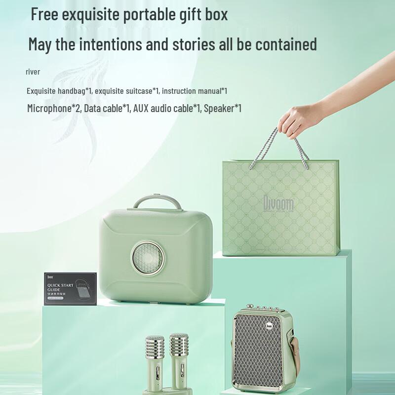 Divoom TimesFrame Portable Bluetooth Karaoke System