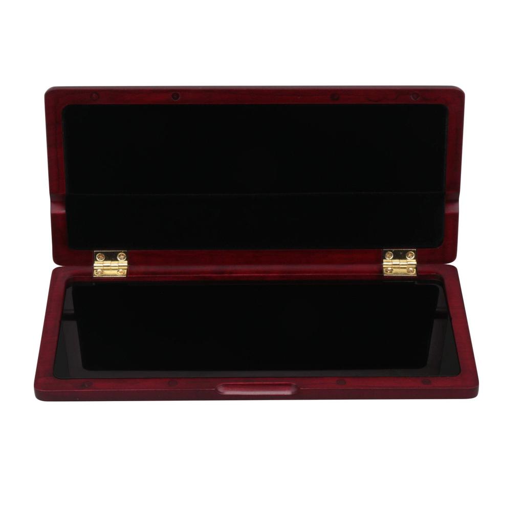Yibuy Clarinet Reed Case Mahogany 10-Slot