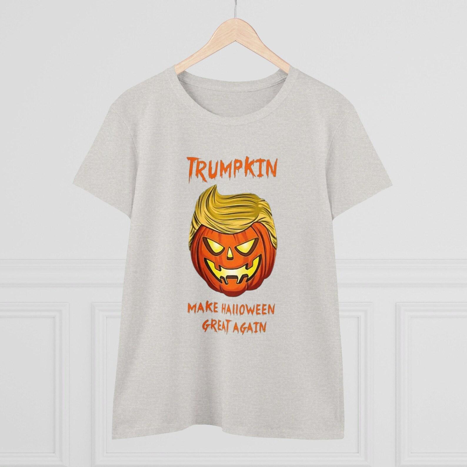 Halloween Trumpkin Shirt: Republican Donald Trump 2024 Tee XL