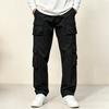 Men's Outdoor Multi-Pocket Cargo Pants Casual Hiking Trousers for Travel and Work