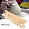 10pcs Set  Wooden Clay Carving Modeling Tool Diy Pottery Sculpture Tools