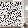 1 Pc Abstract Geometric Shower Curtains Bathroom Polyester Bath Curtains Printing Boho Shower Curtain Decor With Hooks Curtain