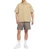 Nike Swoosh Shirts Men's Khaki Lapel Moderate HJ2982-297