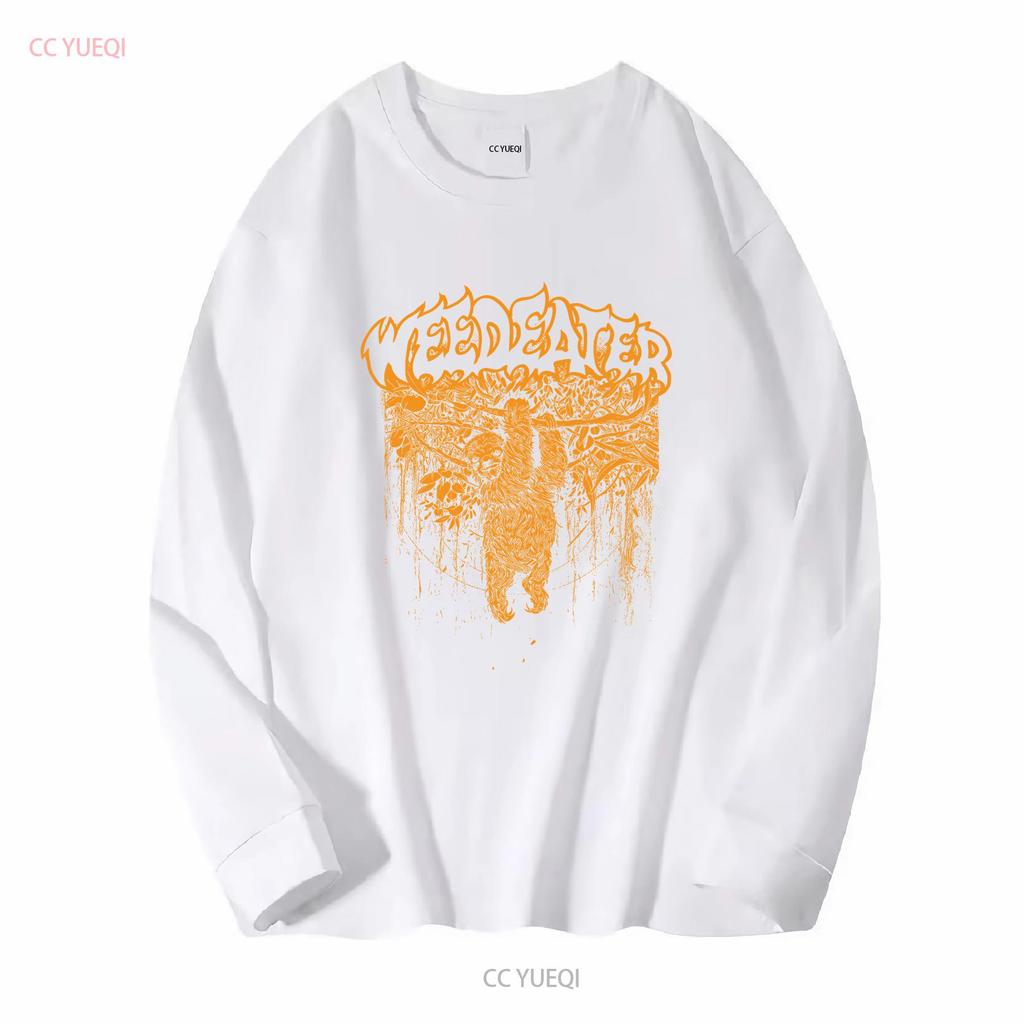 New Popular Weedeater Band Black T Shirt Cotton Full Size BK130 Vintage Washed Streetwear Versatile Unisex Homme Stretched