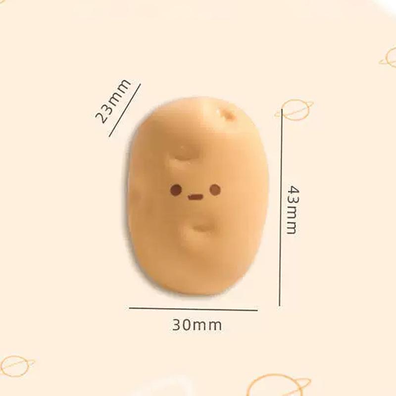 Creative Simulation Food Eraser Potato-Shaped Model Children'S Homework Pencil Correction Eraser Unique Funny Eraser