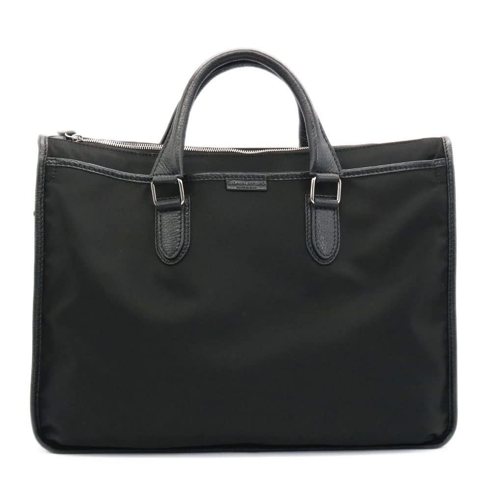 STEFANOMANO Time Premium Limonta Nylon and Genuine Large Made in Italian Leather Business Perfect for Commuting and with Shoulder Item [Limited Offer]