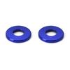 Blue Aluminum Decorative Door Lock Knob Covers For Mercedes C E S GLC GLE Class