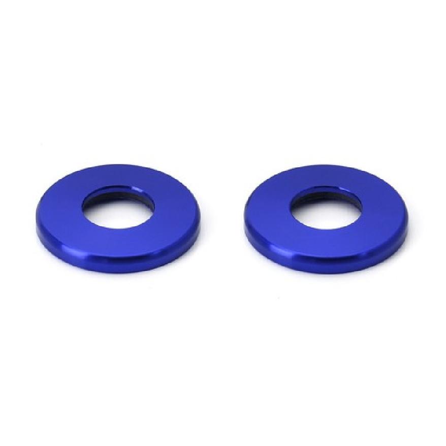 Blue Aluminum Decorative Door Lock Knob Covers For Mercedes C E S GLC GLE Class