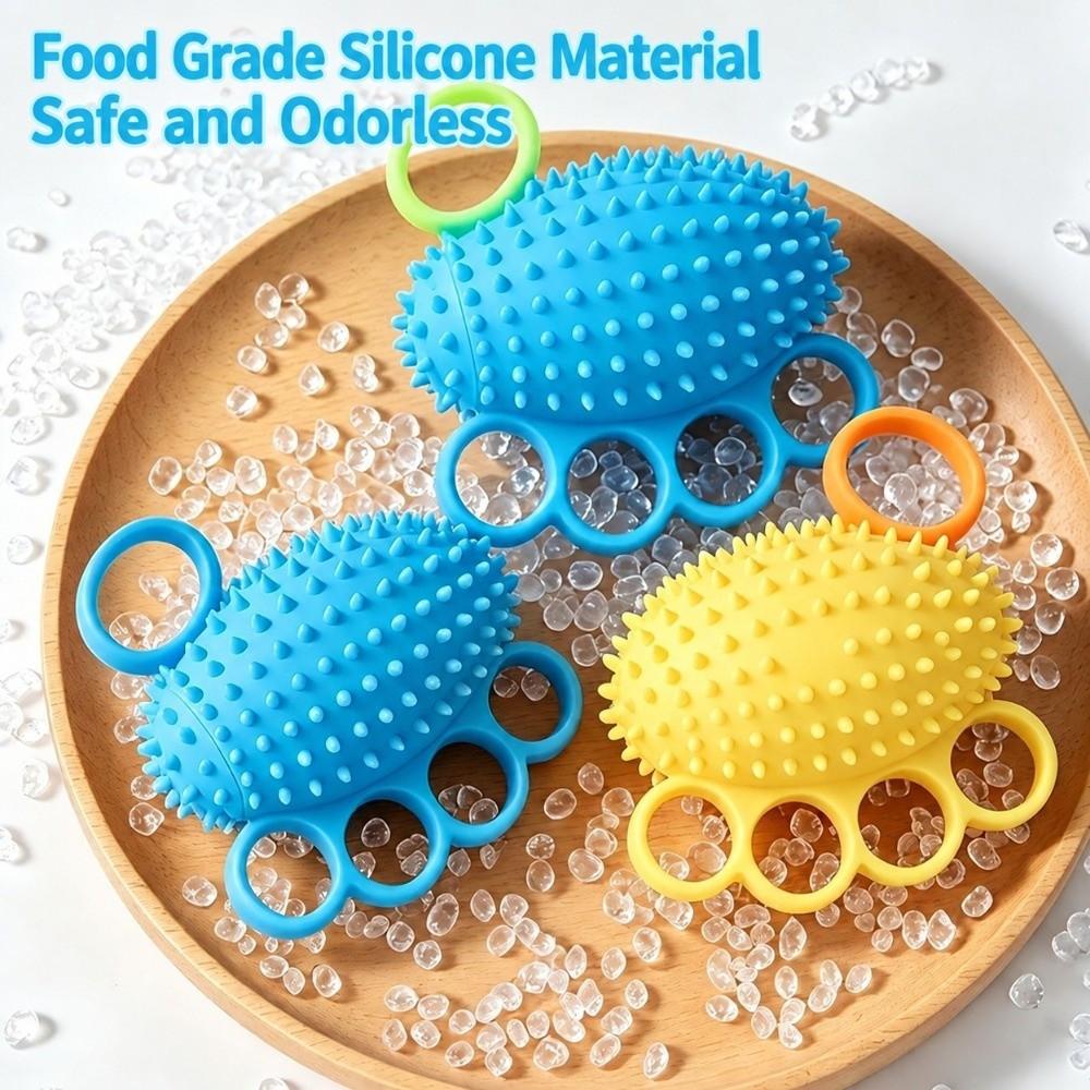 Finger-separated Finger Therapy Ball Silicone Hand Grip Strengthener for Musicians
