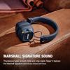 Marshall Wireless On-Ear Headphones Major V Midnight Blue Bluetooth 100H Qi Charging Call Function