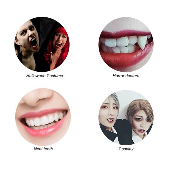 10 ml/g 20 ml/g 30 ml/g Korálky na lepení zubů Korálky nasazující se těsně přiléhají Péče o zuby Cosplay Lepicí korálky s falešnými zuby na vyřezávání