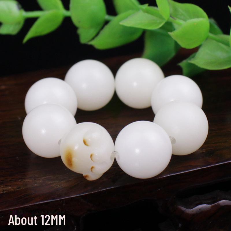 Bodhi Cat Claw Carved Bracelet - Women's Soft Wrap, Xiaohongshu Style, Charcoal-Roasted Bodhi.