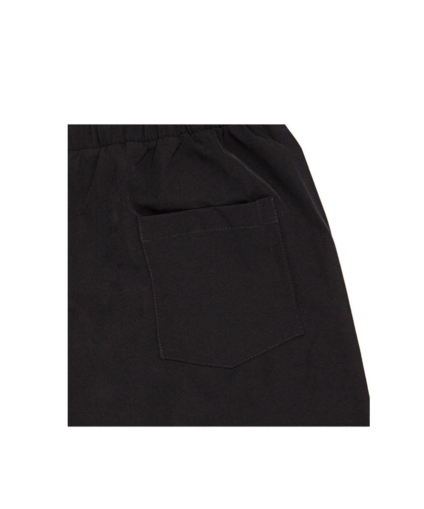 FRAME OFF Circle Logo Swim Shorts_Black