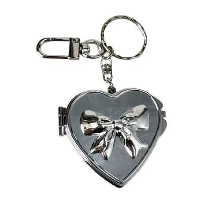 Stylish Lovely Bowknot Heart Charm Pendnat Trinket Special Gifts Accessory for Friend and Couples with Multiple Color