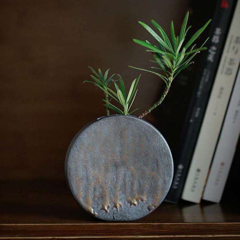 Japanese Abstract Ikebana Ceramic Vases Tea Ceremony Zen Meditation Decor Flower Frog Pottery Home Garden Kenzan Crafts