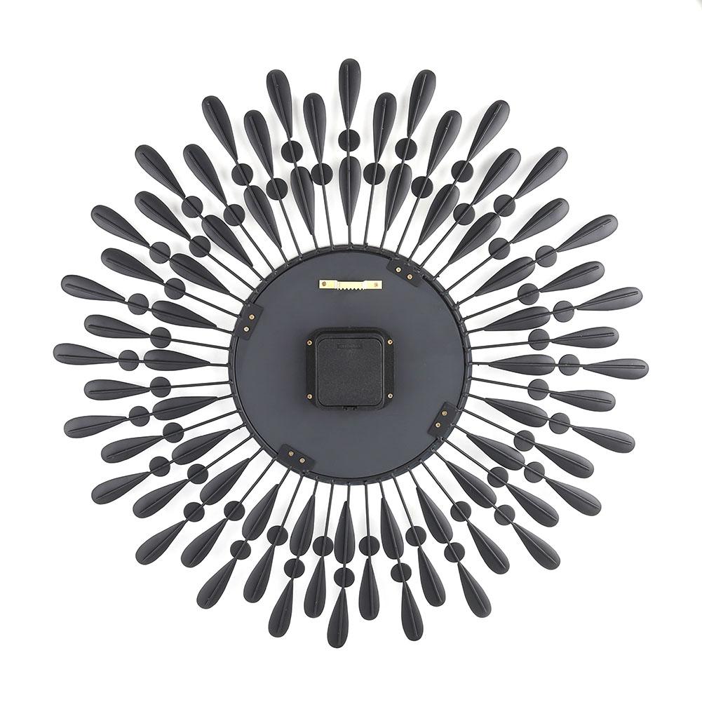 Luxury Art Dial Wall Clock Metal Living Room Digital Needle Wall Decor