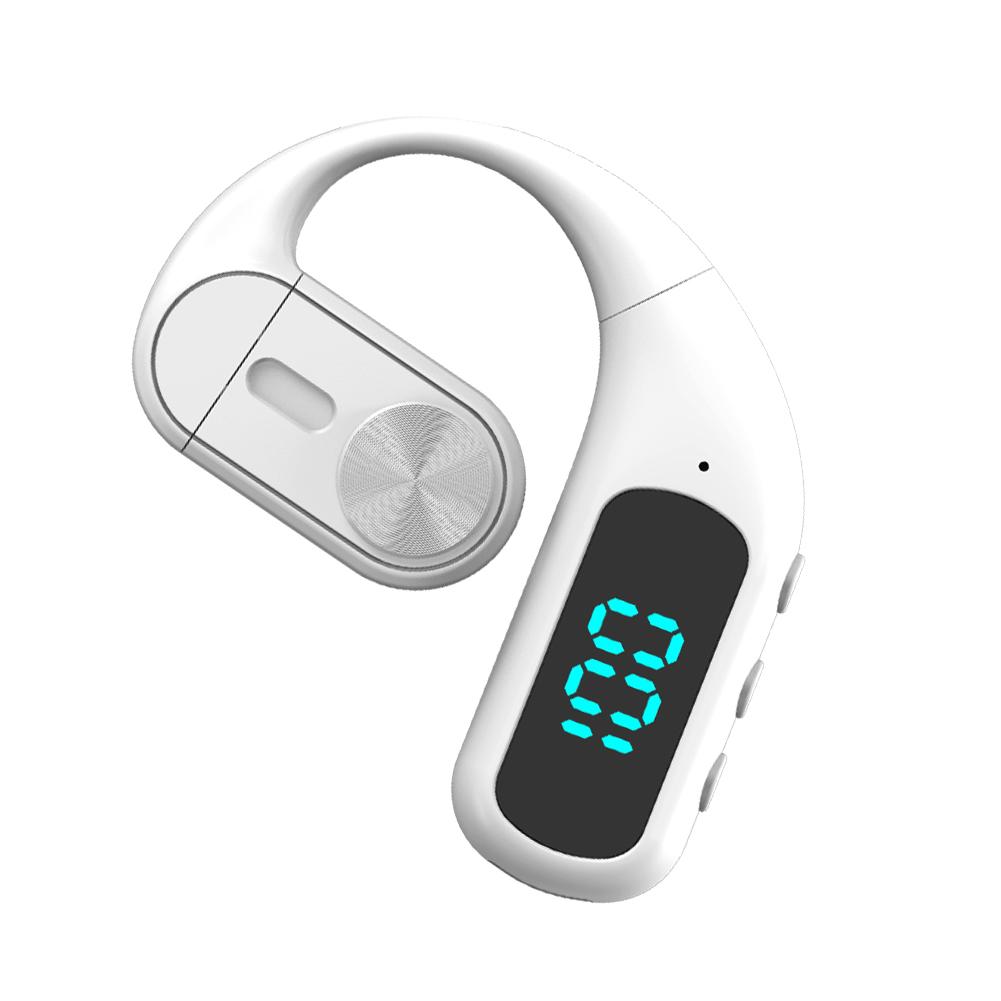 AI Language Translation Air Conduction Earphones IP54 Waterproof HiFi Sound Earbuds Open Ear Headphones for Travel and Business