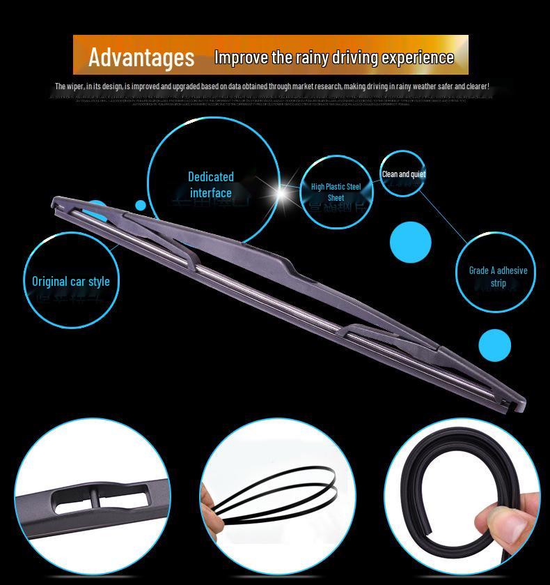 Luxgen U6/U5 Big 7 SUV Rear Wiper Blade & Rocker Arm Assembly for MPV/Crossover