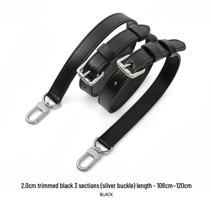 A-53 Two-Layer Cowhide Adjustable Wide Shoulder Strap for L Bag or Replacement