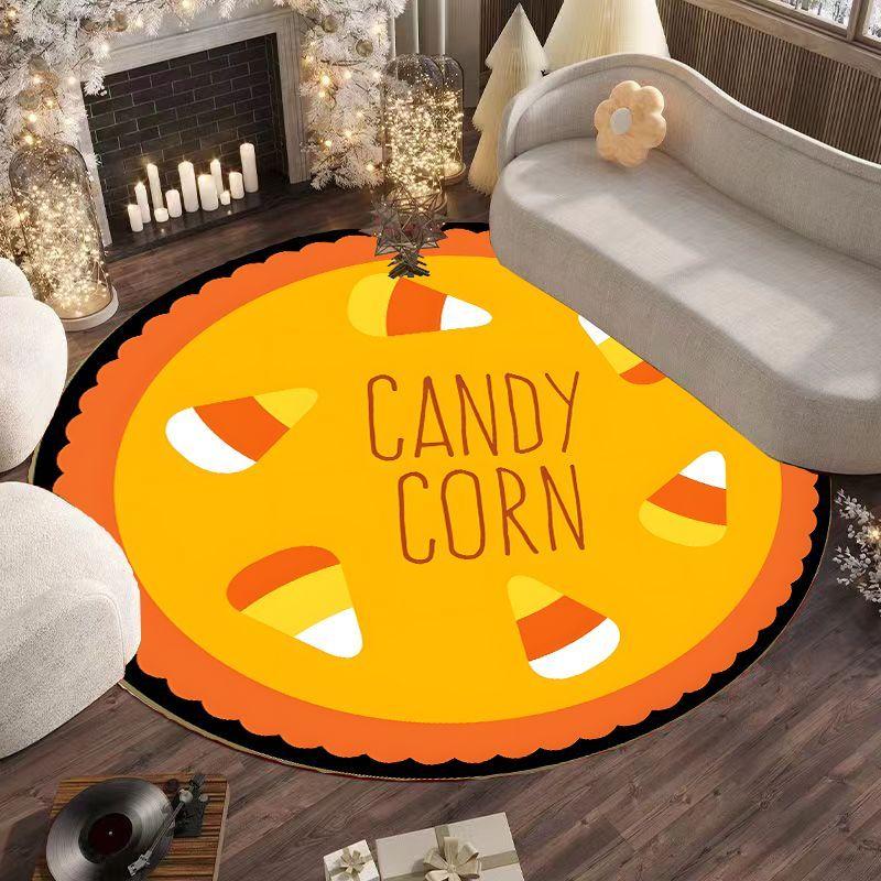 

Коммерческая атмосфера Декор Рождество Хэллоуин Гостиная Одеяло Спальня Красное украшение Большой ковер Впитывающий грязеотталкивающий коврик 80*80CM