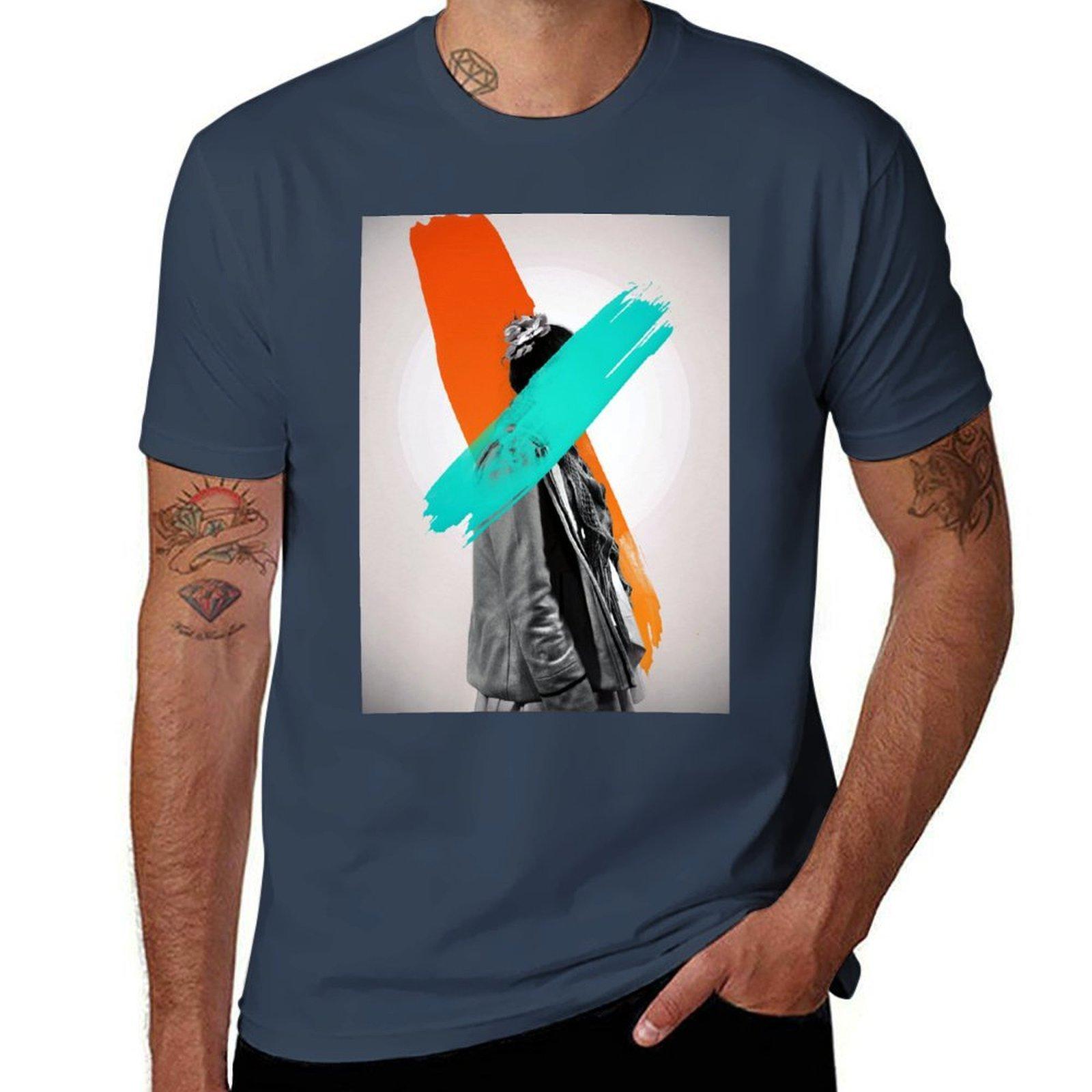 Paint Tshirt Basic All Season Solid Tshirt S