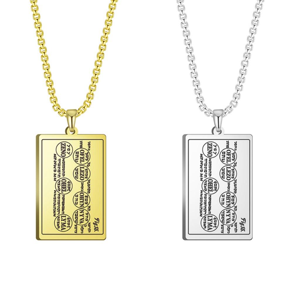The First Seal 6th and 7th Books of Moses Necklaces Mystery Wicca Amulet of Greatest Fortune and Long Life Jewelry Gifts