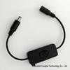 DC5521 USB Power Switch Extension Cord - Black & White