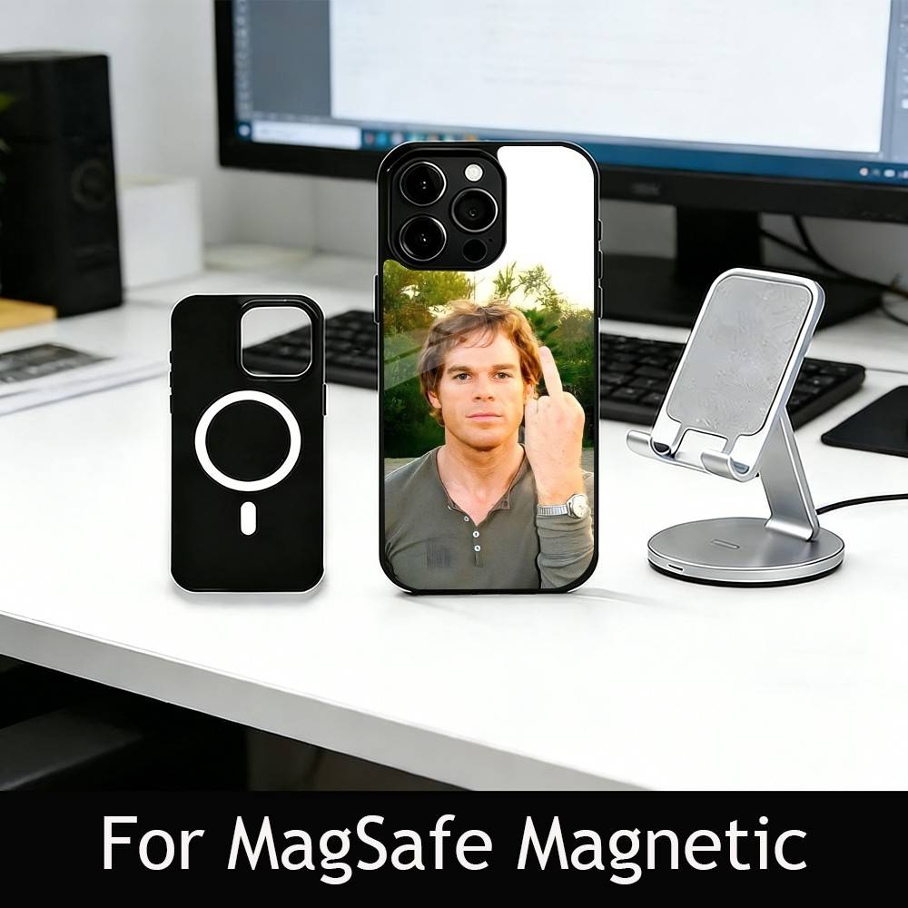 Movie D-Dexter M-Morgan Phone Case For iPhone17,16,15,14,13,12,11 Plus,Pro Magnetic with Magsafe Wireless Charging