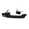 Volkswagen Golf Front Door Handle, Black with Key 1H0837207