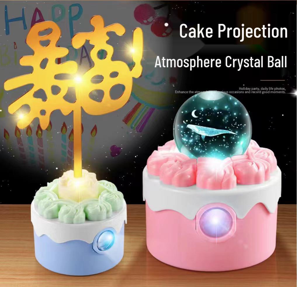 Children's Cartoon Projection Flashlight with Sound & Light - Electric Luminous Crystal Projector Toy for Kindergarten Kids.