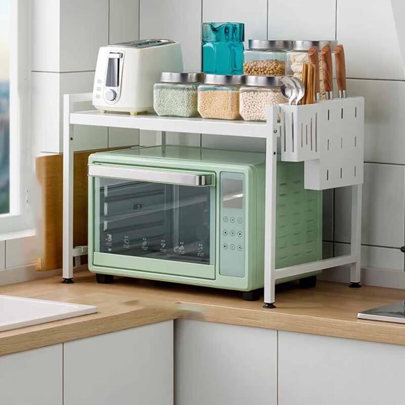 Bieying Extendable 2-Tier Kitchen Countertop Organizer