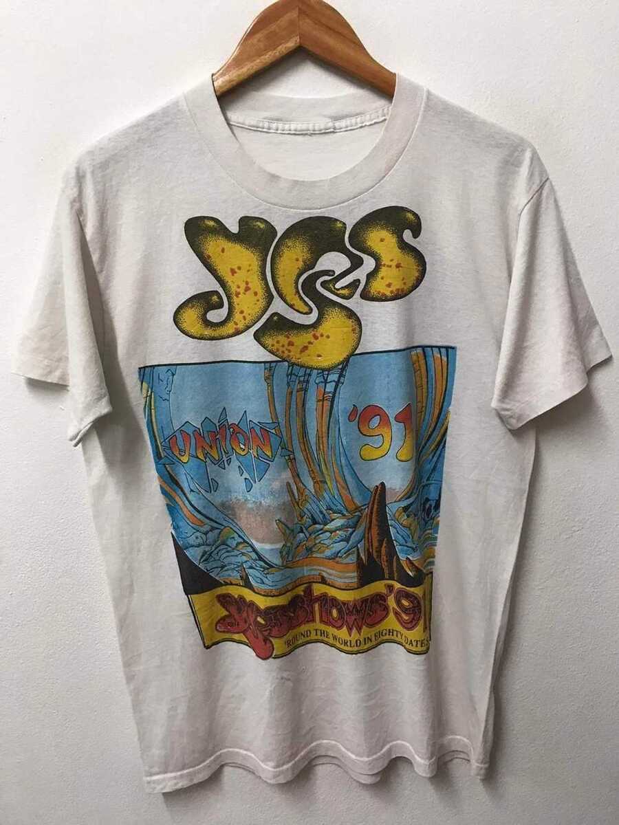Yes Band Shirt Yes Band Cotton White Unisex T-shirt S5XL VN3440 S