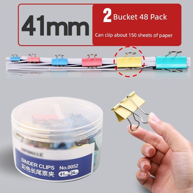 Clip Office Supplies Binder Clip Fishtail Clamp Butterfly Clip Holder Binder Clip Stationery Ticket Holder Medium Large Folder Bill Clip Reverse Clip