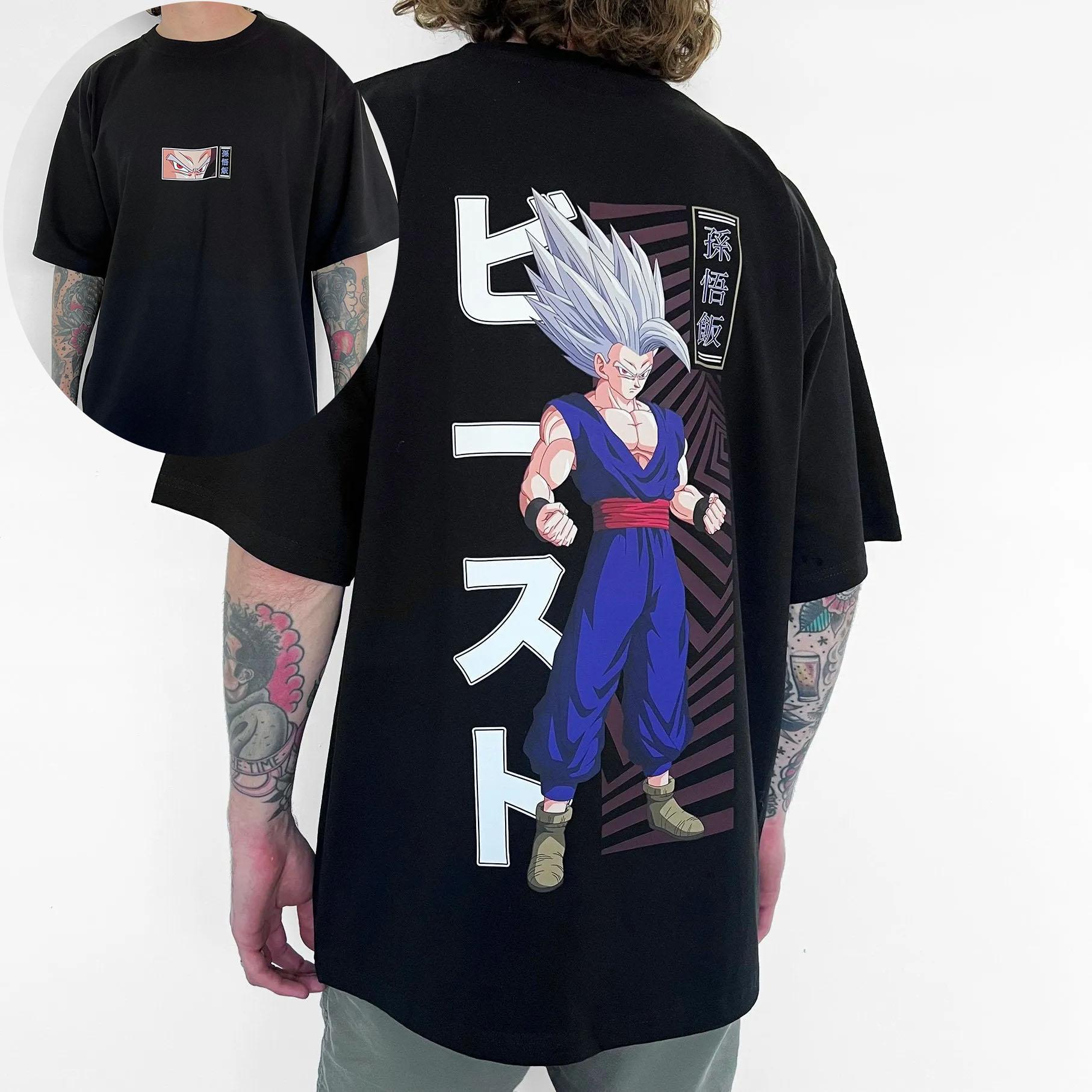 Summer Y2k Dragon Ball Oversized Mens TShirts Women Cotton Short Sleeve Tee Casual Streetwear Unisex Tops Anime Inspired M