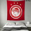 Olympiacos F.C Wall Hanging Printed Fabric Blanket Decorative Tapestries for Bedroom Living Room Home Decor