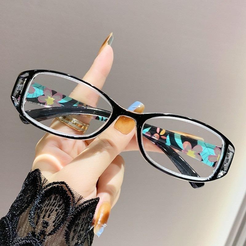 

[+100~+400] Ladies with Presbyopia Reading Glasses, Gorgeous Women s Anti Blue Light Retro High-definition Glasses +150 чёрный