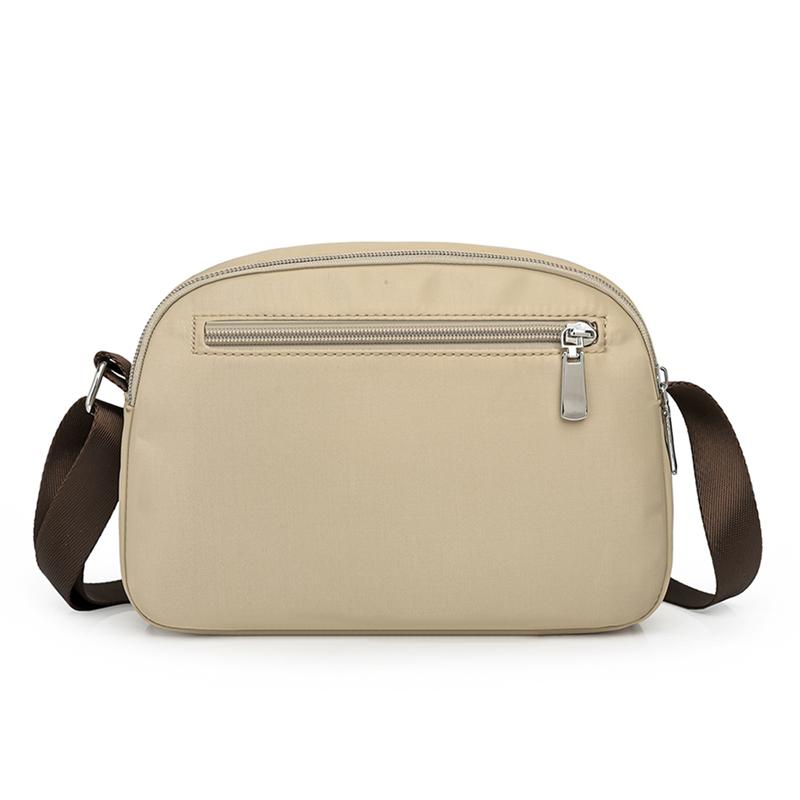 Crossbody Bag Women's Commuter Shoulder Bag Water-Repellent Multi-Compartment Large Capacity Mobile Phone Bag