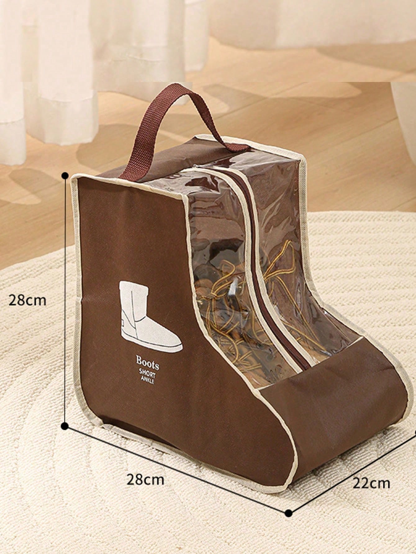 Boots Storage Bag Long Boots And Ankle Boots Storage Shoe Bag New Fashion Transparent Shoe Boot Dust Cover 596₽